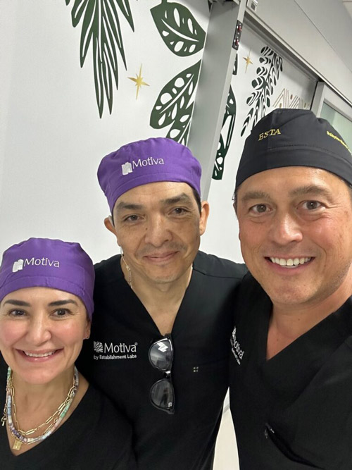 Restora team after Motiva Preserve Treatment at Restora Austin Plastic Surgery Center in Austin, TX